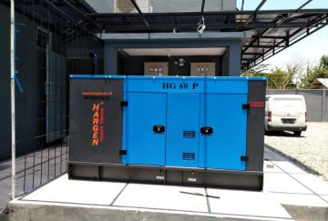 Proyek Genset 60 kVA dengan Kanopi dan Pondasi