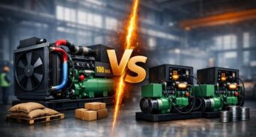 1 Unit Genset 100 kVA vs 2 Unit 50 kVA Paralel Mana untuk Pabrik