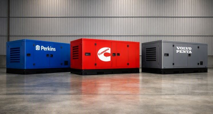 Genset 1.000 kVA Perkins vs Cummins vs Volvo Penta