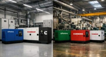Genset Gedung vs Pabrik Perkins, Cummins, atau Yanmar