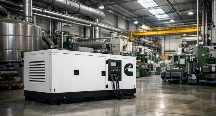 Genset Pabrik BBM Efisien dan Sparepart Mudah HARGEN