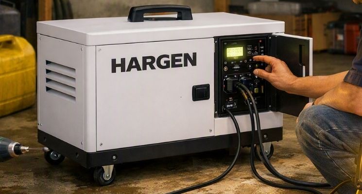 Genset Portable 2.500-7.500 Watt Bergaransi HARGEN