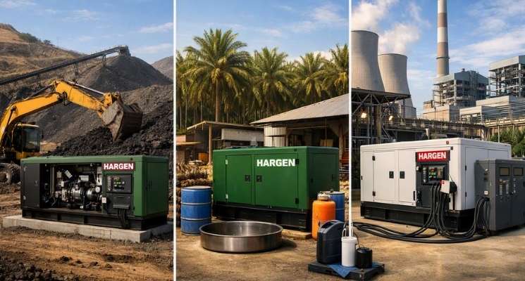 Jual Genset 500-2000 kVA Tambang, Perkebunan, PLTU HARGEN
