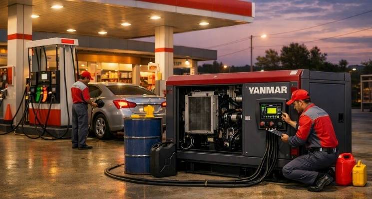 Kenapa SPBU dan Usaha Kecil Pilih Genset Yanmar 5 Alasan
