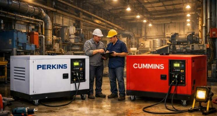 Perkins vs Cummins 100 kVA untuk Pabrik