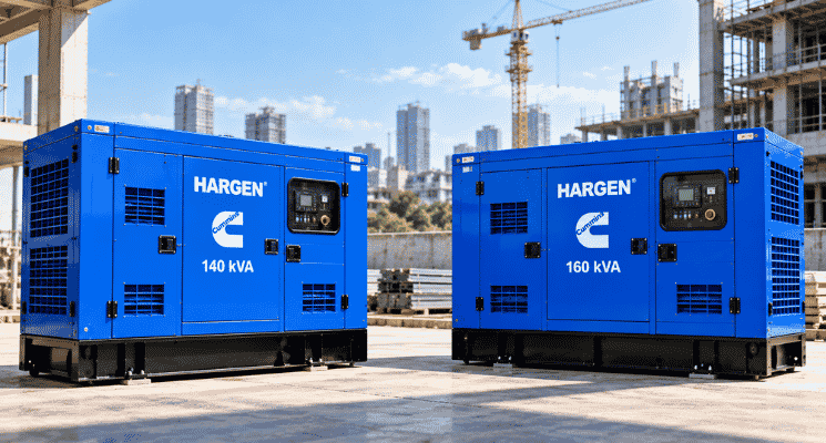 Cummins 150 kVA Tidak Ada, Pilih 140 kVA atau 160 kVA HARGEN